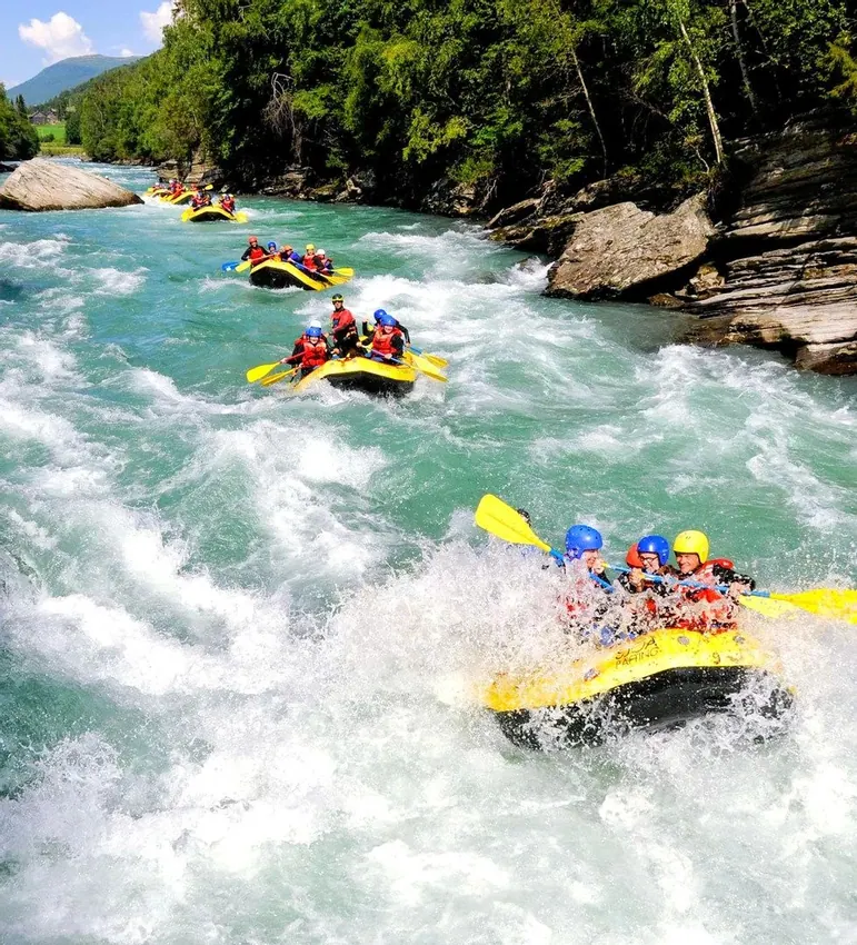 Official page og:image for the Day trip on Sjoa product; presented as an image representing the rafting trip, not independently confirmed as a photograph of this exact scheduled tour.